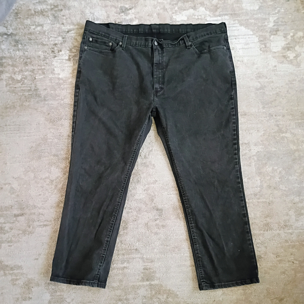 Levi's 541 Straight Leg Black Wash Big & Tall Jeans